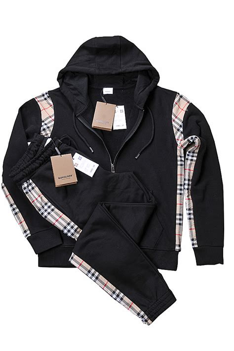 mens burberry outfit|burberry tracksuit for men.